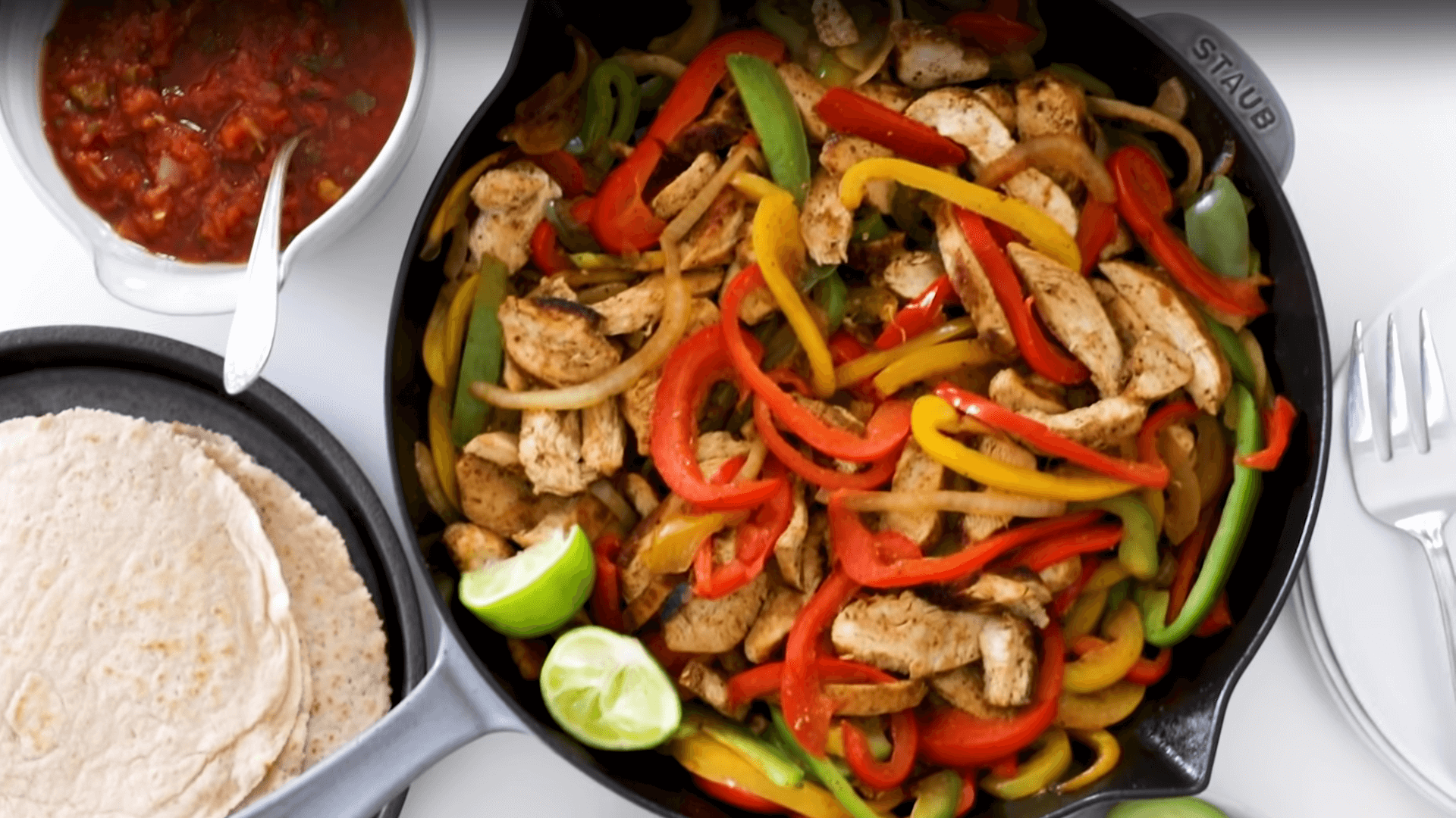 American Chicken Fajitas - RecipesXP