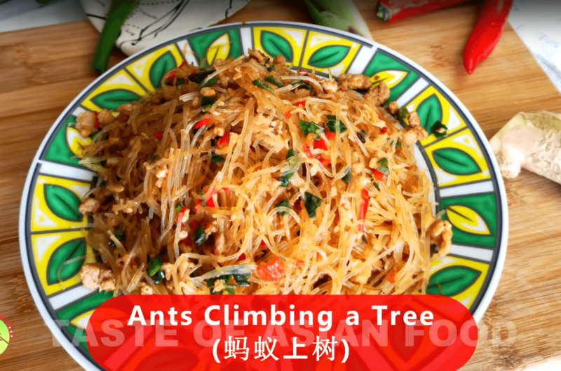 Chinese Ants Climbing a Tree (蚂蚁上树 - Mǎyǐ shàng shù)