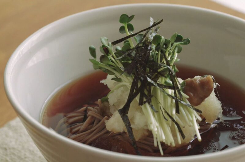 Korean Cold Soup Noodles | (메밀 국수 - Memil Guksu)